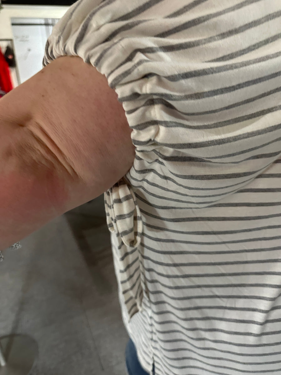 Hey High Low Stripe