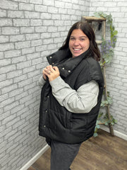 Black Ice Puffer Vest