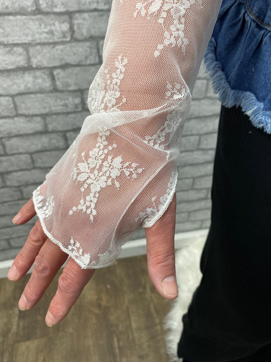 Mesh Lace Layering