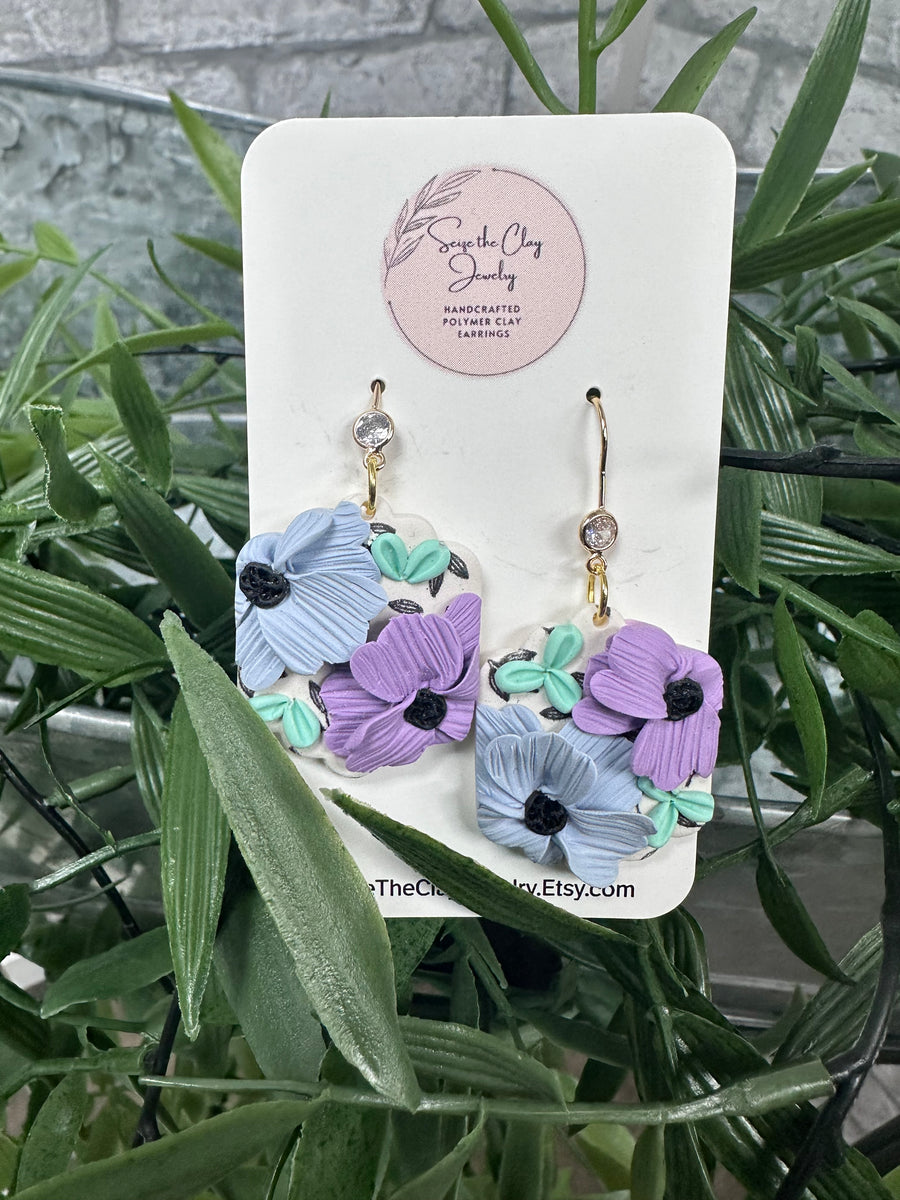 Floral 3D Handmade Earring