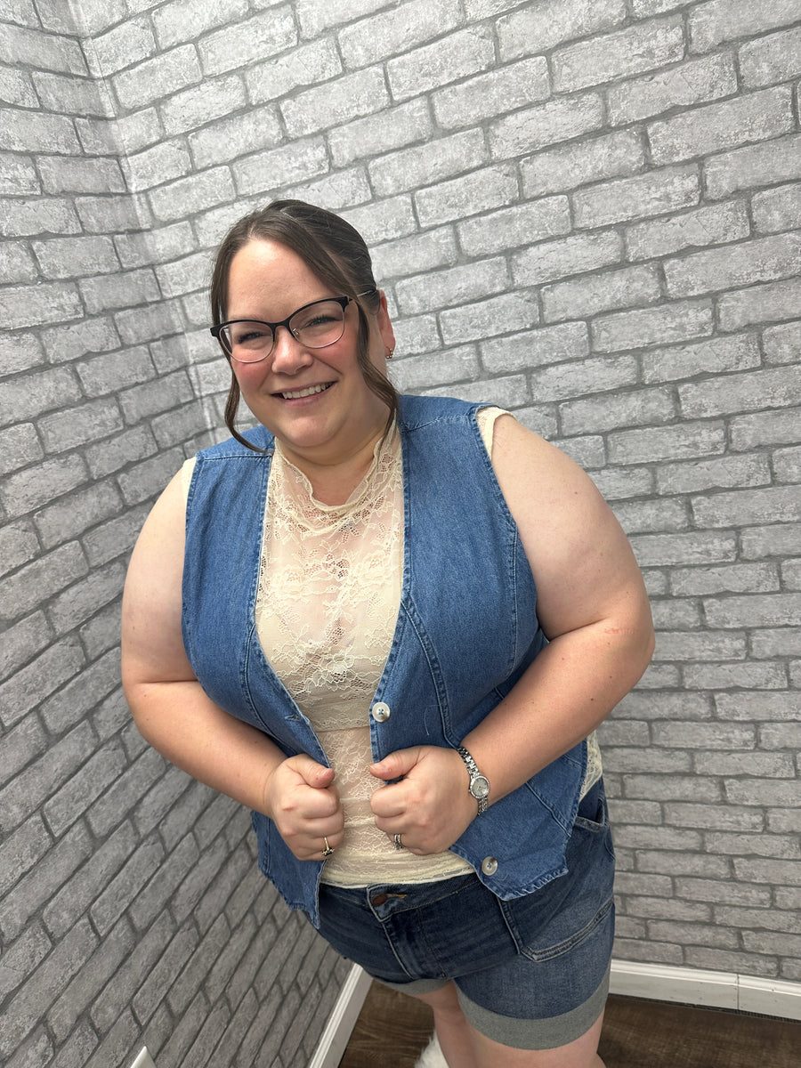 Darling Denim Vest