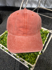 Acid Wash Rust Baseball Cap