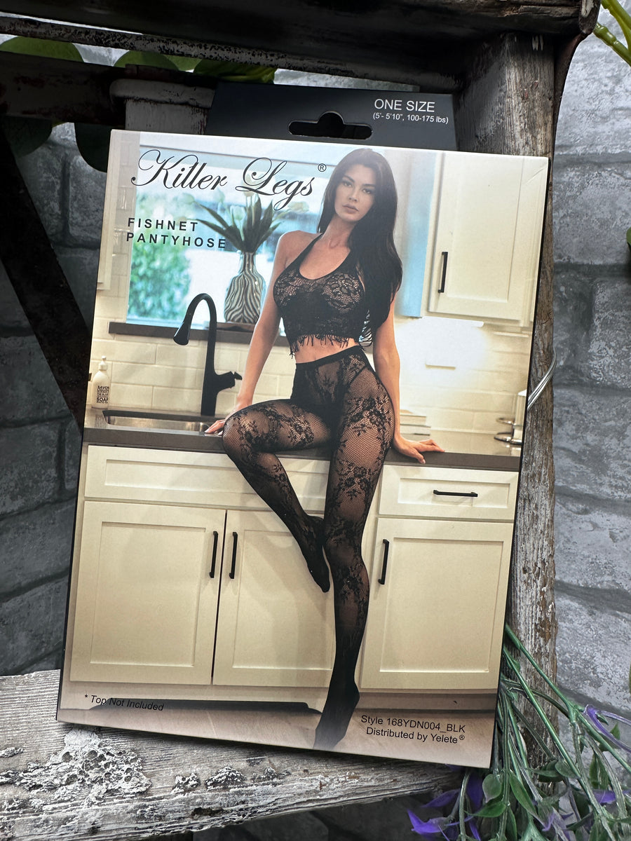 Lace Fishnet Tights