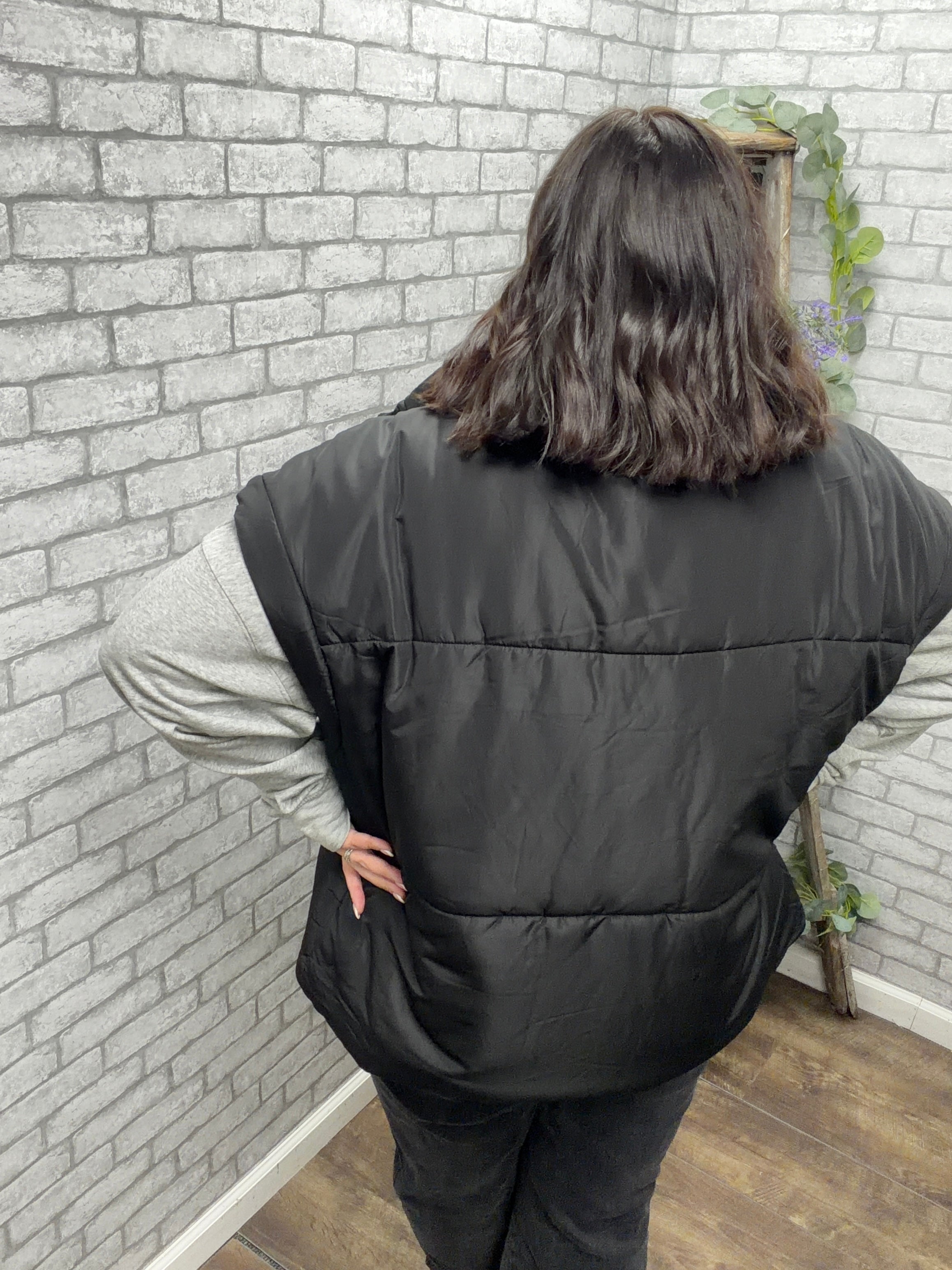 Black Ice Puffer Vest