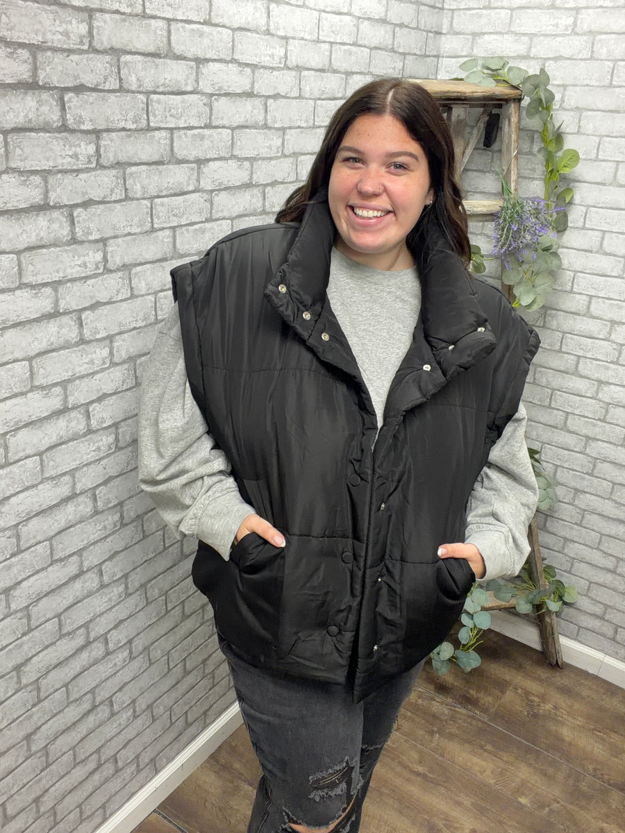 Black Ice Puffer Vest