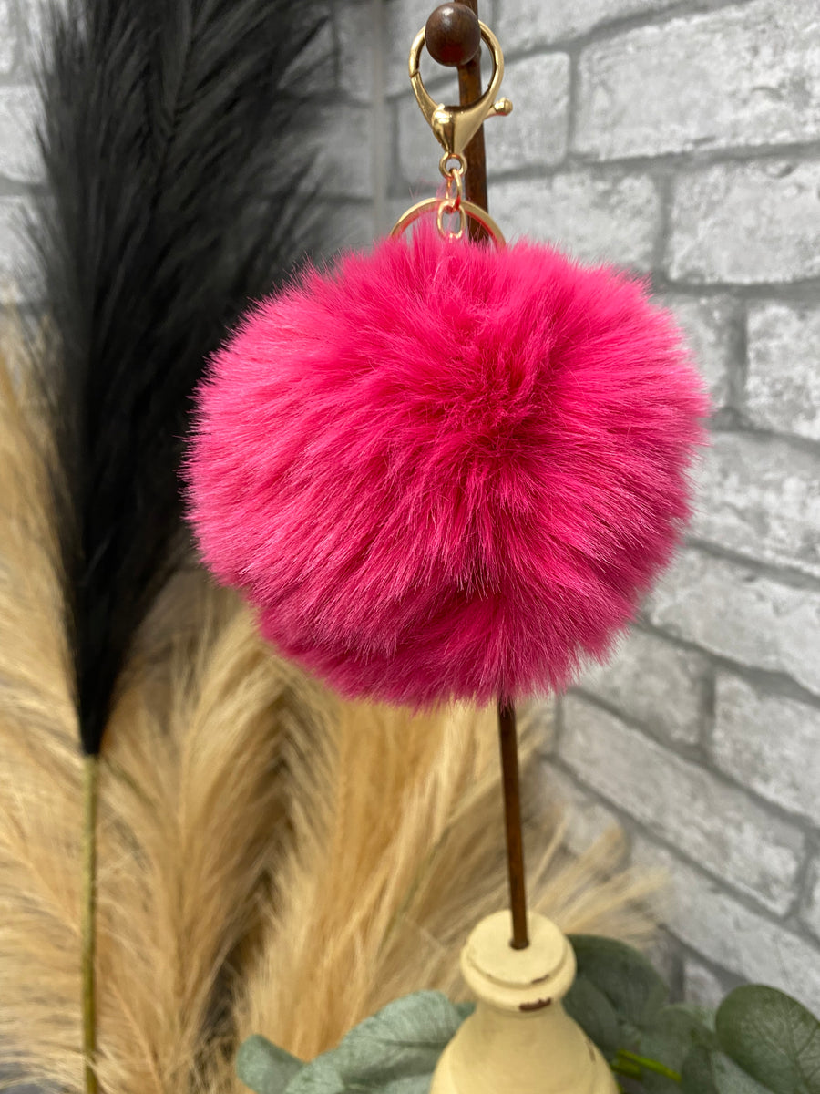 Pom Pom Keychain