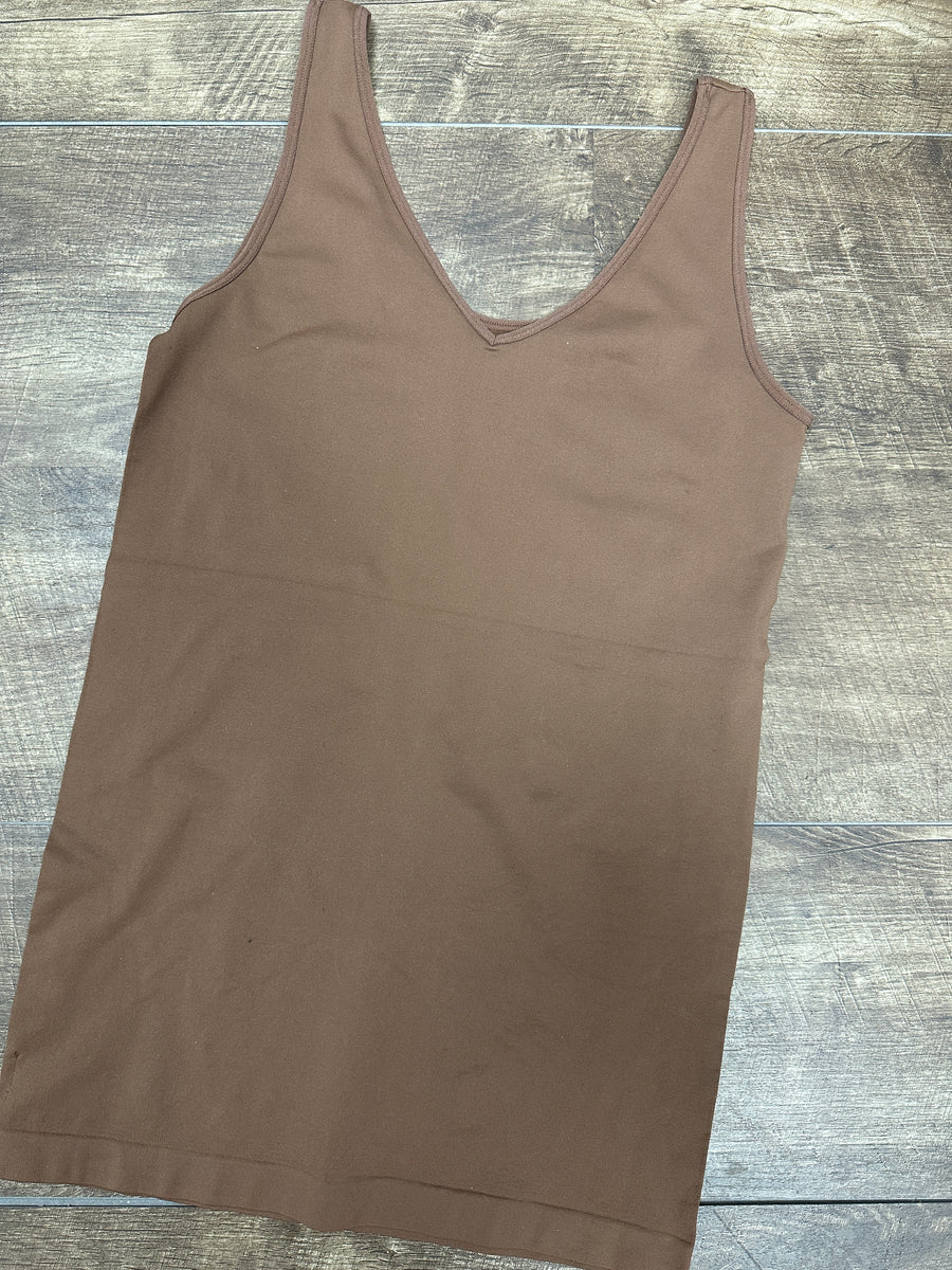 Reversible U or V Tank BROWN