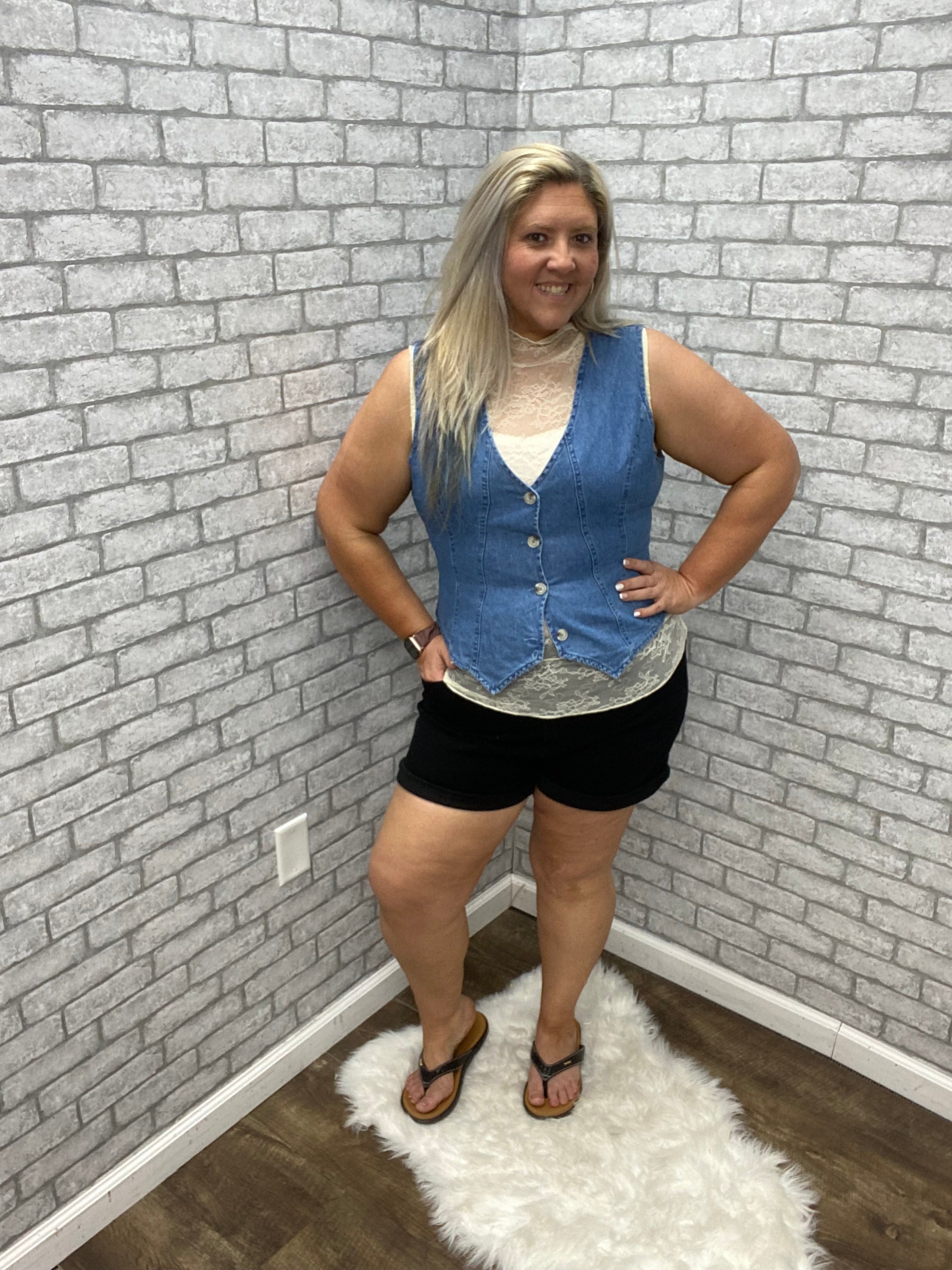 Darling Denim Vest