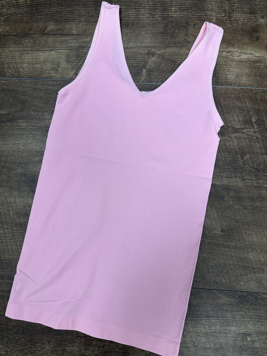 Reversible U or V Tank LT PINK