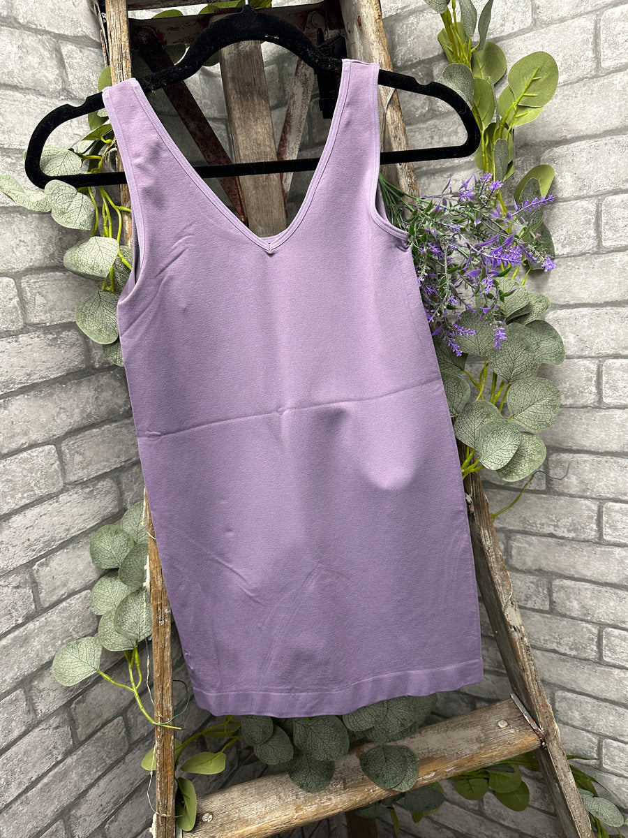 Reversible U or V PURPLE Tank