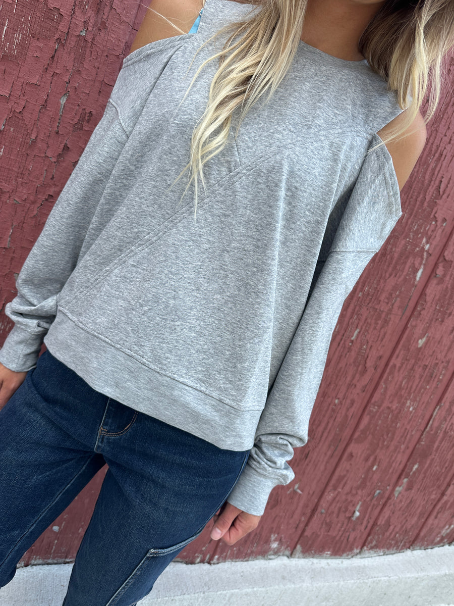 Grey Peek-A-Boo Girly