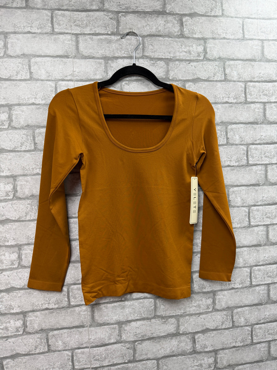 Seamless Long Sleeve Caramel