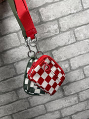 Check Print Wristlet Wallet