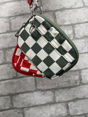 Check Print Wristlet Wallet