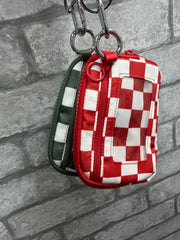 Check Print Wristlet Wallet