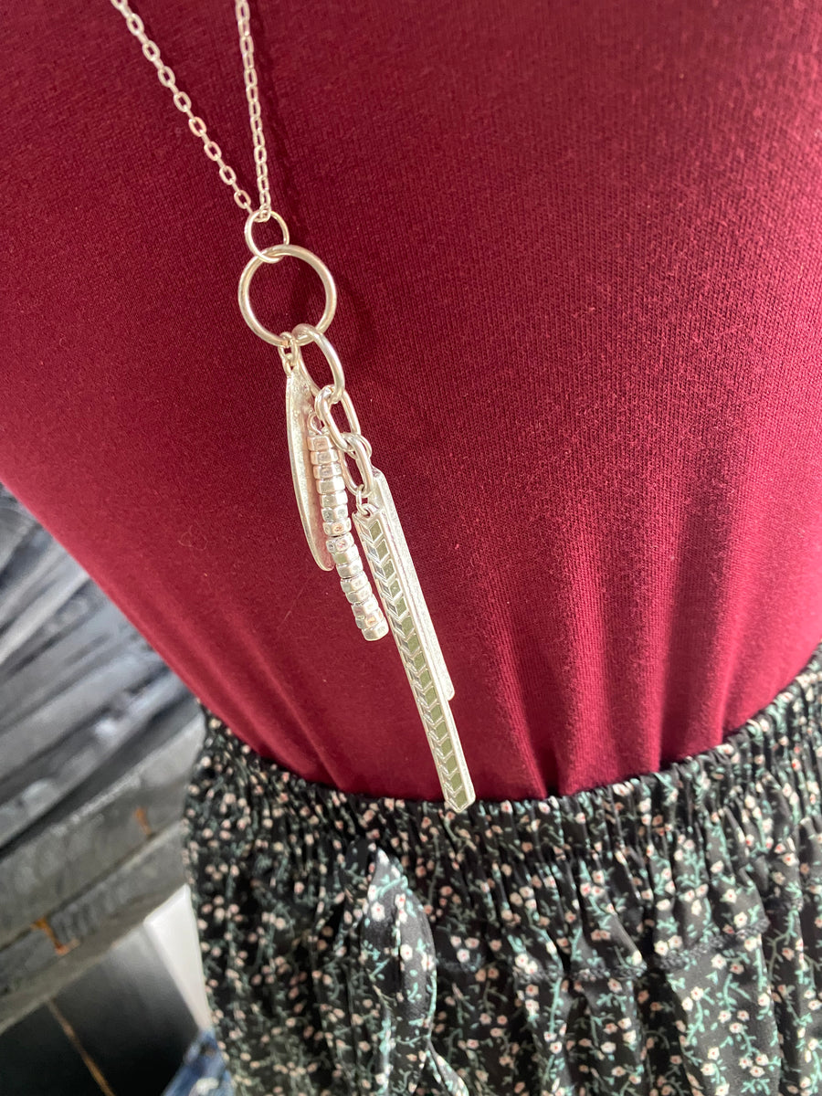 Chevron Pendant Necklace