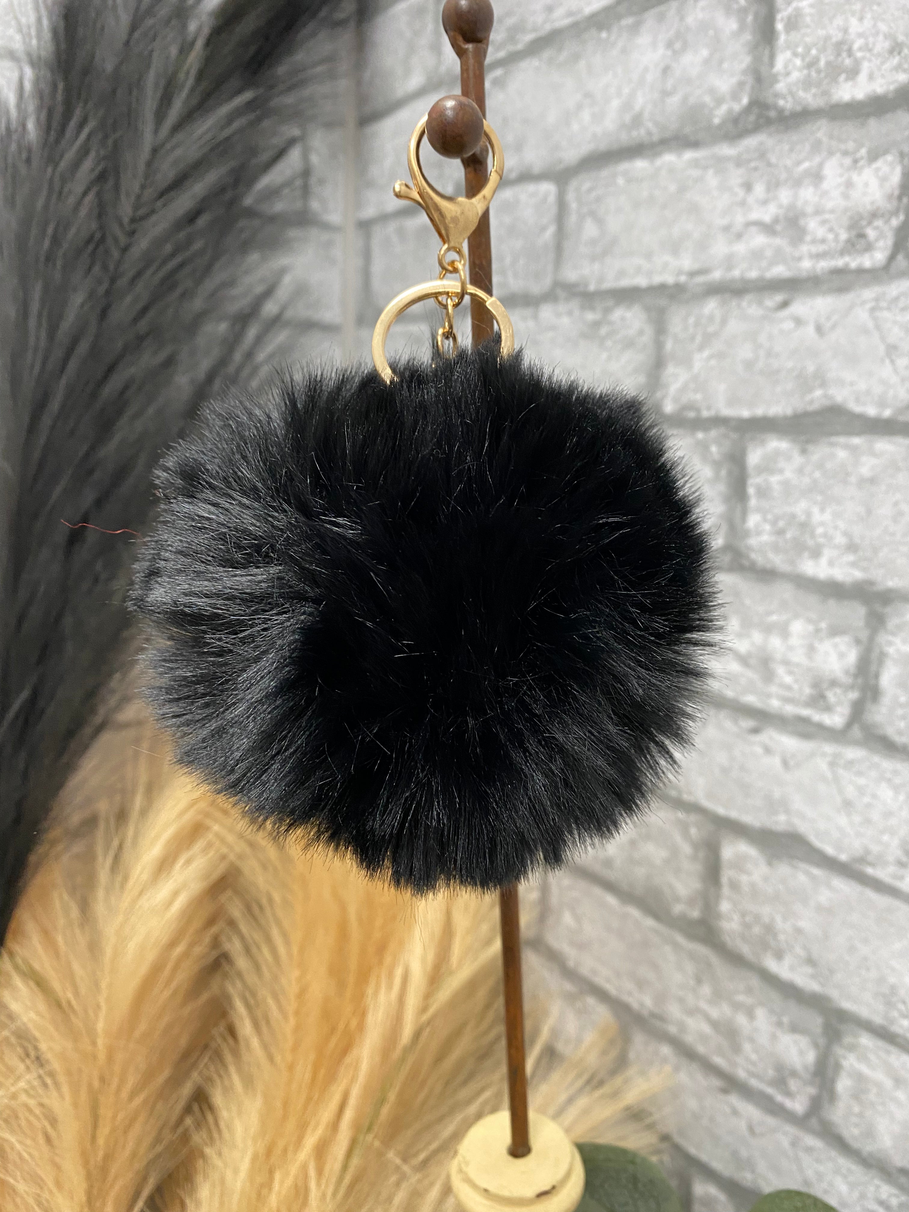 Pom Pom Keychain